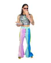 Load image into Gallery viewer, Oil Slick Moon Jelly Cut-off Blouse