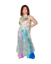 Load image into Gallery viewer, Sleeveless Organza Sea Glass Gown