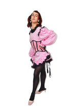 Load image into Gallery viewer, Old Time Photo Booth, Black Star Saloon Mini Dress