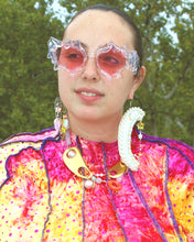 Load image into Gallery viewer, Star and Moon Plush Pleather Earrings