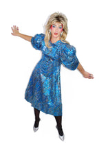 Load image into Gallery viewer, Mackerel Sky/Altocumulus Puff Sleeve Cocktail Dress