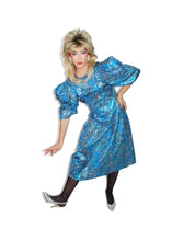 Load image into Gallery viewer, Mackerel Sky/Altocumulus Puff Sleeve Cocktail Dress