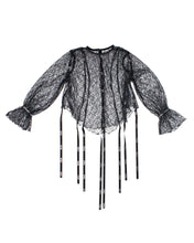 Load image into Gallery viewer, Old Time Photo Booth, Lantern Sleeve Blouse