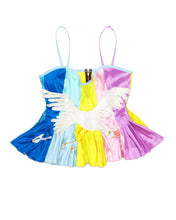 Load image into Gallery viewer, Pooping Seagull Taffeta Empire Blouse