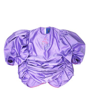 Load image into Gallery viewer, "Special Lady" Ruched Mini Bridal Satin Moo Moo Dress