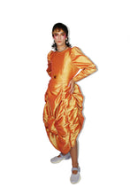 Load image into Gallery viewer, Grapefruit Sunrise Taffeta Evening Gown