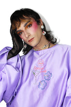 Load image into Gallery viewer, "Special Lady" Ruched Mini Bridal Satin Moo Moo Dress