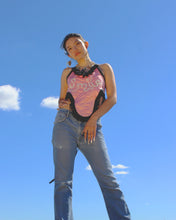 Load image into Gallery viewer, Old Time Photo Booth, "Smile" Bib Blouse