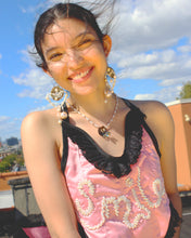 Load image into Gallery viewer, Old Time Photo Booth, "Smile" Bib Blouse