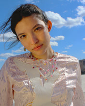 Load image into Gallery viewer, Mackerel Sky Spandex Seagull Blouse