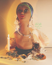 Load image into Gallery viewer, String of Coins Squiggle Earring