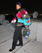 Load image into Gallery viewer, Saggy Fuchsia Fish Titty Faux Fur Bolero