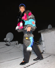 Load image into Gallery viewer, Saggy Fuchsia Fish Titty Faux Fur Bolero