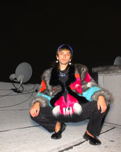 Load image into Gallery viewer, Saggy Fuchsia Fish Titty Faux Fur Bolero