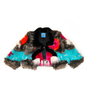 Load image into Gallery viewer, Saggy Fuchsia Fish Titty Faux Fur Bolero