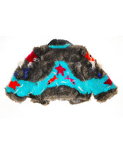 Load image into Gallery viewer, Saggy Fuchsia Fish Titty Faux Fur Bolero