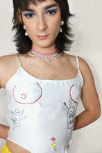 Load image into Gallery viewer, Amethyst Star, Diamanté, and Rice Pearl Choker