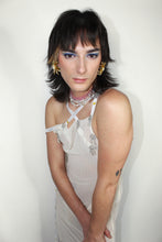 Load image into Gallery viewer, 010 Bridesmaid of Honor Tinsel Gauze Cocktail Dress