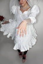 Load image into Gallery viewer, 013 Absurdist Boardwalk Bride Triple Hoop Mini-Wedding Gown