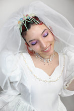 Load image into Gallery viewer, 013 Absurdist Boardwalk Bride Triple Hoop Mini-Wedding Gown