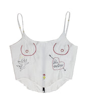 Load image into Gallery viewer, 006 Pierced and Tatted Spaghetti Strap Bustier