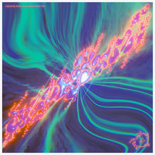 Load image into Gallery viewer, Deep Sea Monogram Foulard