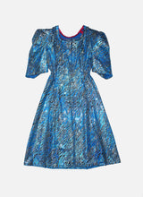 Load image into Gallery viewer, Mackerel Sky/Altocumulus Puff Sleeve Cocktail Dress