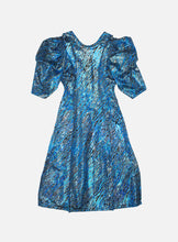 Load image into Gallery viewer, Mackerel Sky/Altocumulus Puff Sleeve Cocktail Dress