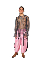 Load image into Gallery viewer, Old Time Photo Booth, Pink Satin Culottes
